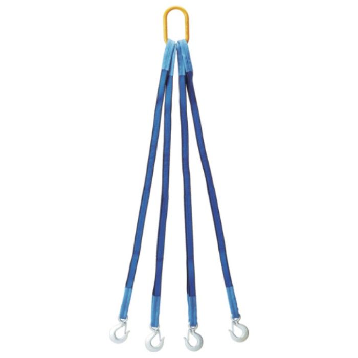 OH　4点吊りベルトスリング　25mm幅×1.5m