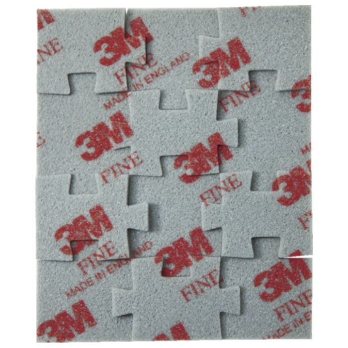 3M　ジグソーパズル型スポンジ研磨材　ファイン　#240〜320相当