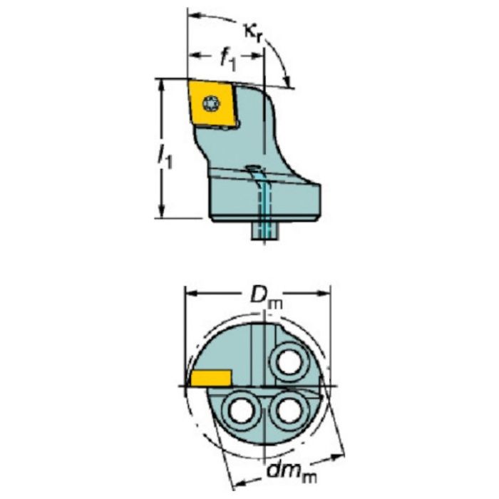 SANDVIK　コロターンSL　コロターン107用カッティングヘッド(410)