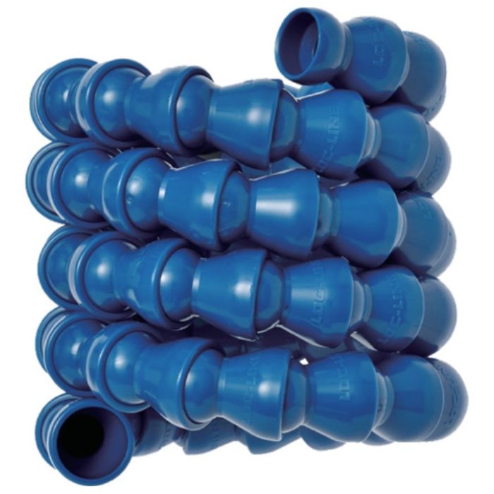 LOC-LINE　1/2　ホースコイル1.5m(5フィート)ブルー×1巻