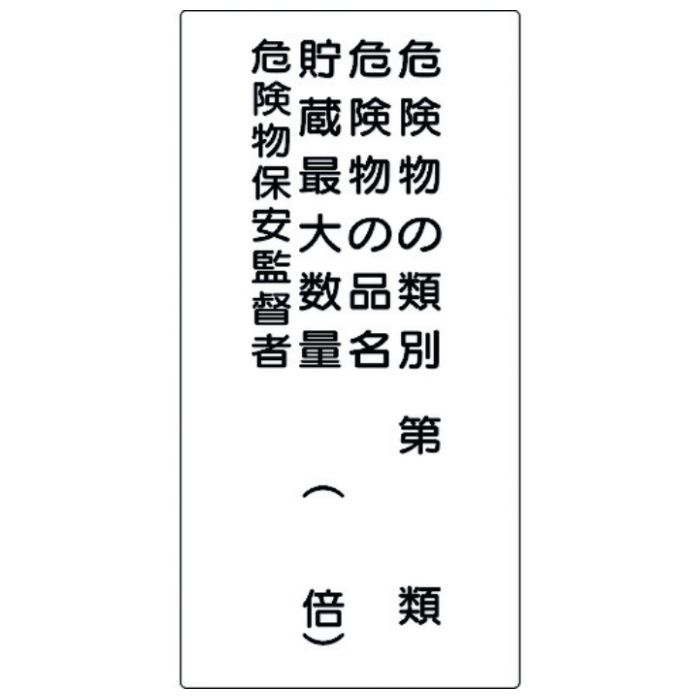 グリーンクロス　危険物標識　危険物の類別　4行　K16A