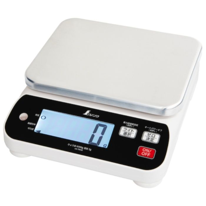 シンワ　デジタルはかり　WP　6000g　防塵防水　取引証明以外用