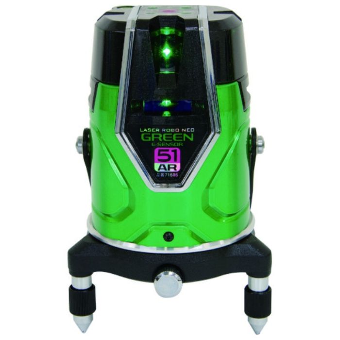 シンワ　【売切廃番】　レーザーロボ_グリーンNeoESensor51AR_フルライン・地墨