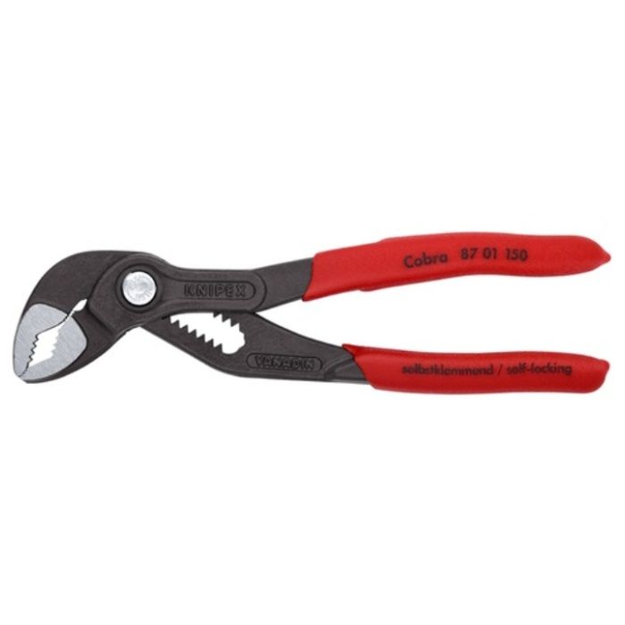 KNIPEX　ウォーターポンププライヤー　コブラ　すべり止め付きプラスチックハンドル　150mm(SB展示販売パッケージ仕様)