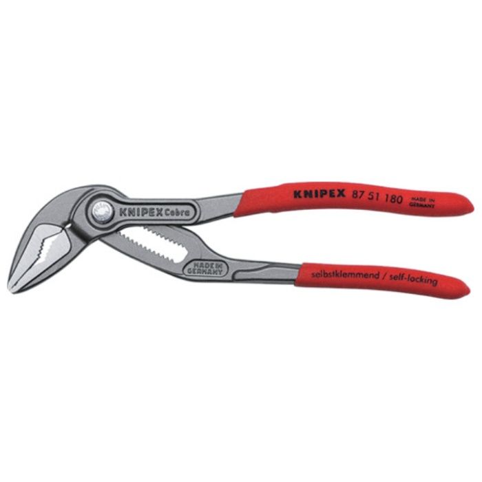 KNIPEX　ウォーターポンププライヤー　コブラES(エクストラスリム)　180mm