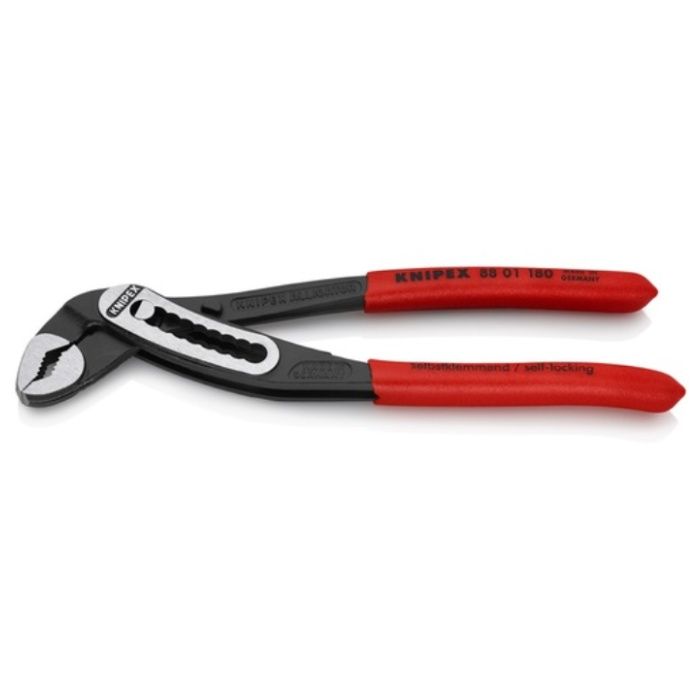 KNIPEX　ウォーターポンププライヤー　アリゲーター　プラスチックハンドル　180mm(SB展示販売パッケージ仕様)