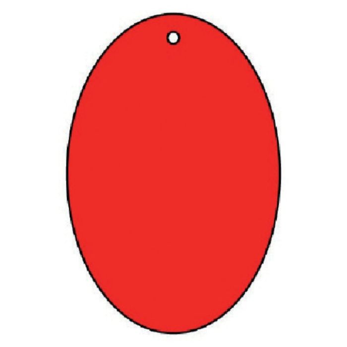 ユニット　赤無地板　楕円型　5枚組　エコユニボード　60×40×2厚