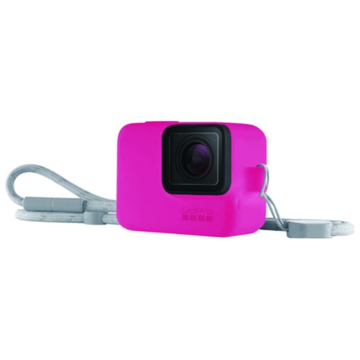 GoPro　【売切廃番】ウェアラブルカメラ用オプション　スリーブ+ランヤード　エレクトリックピンク