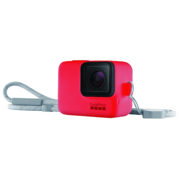 GoPro　【売切廃番】ウェアラブルカメラ用オプション　スリーブ+ランヤード　ファイヤークラッカーレッド