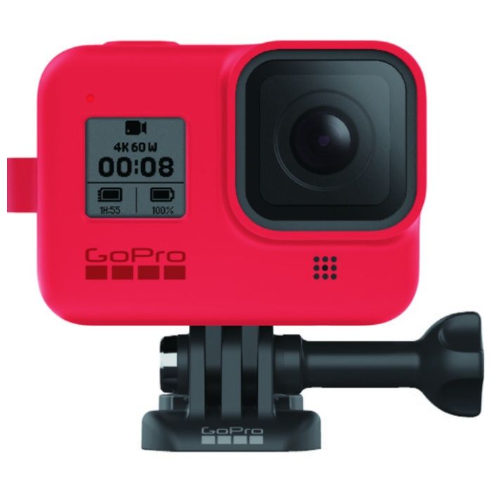 GoPro　【売切廃番】　ウェアラブルカメラ用オプション　スリーブ+ランヤードforHERO8　ファイヤークラッカーレッド