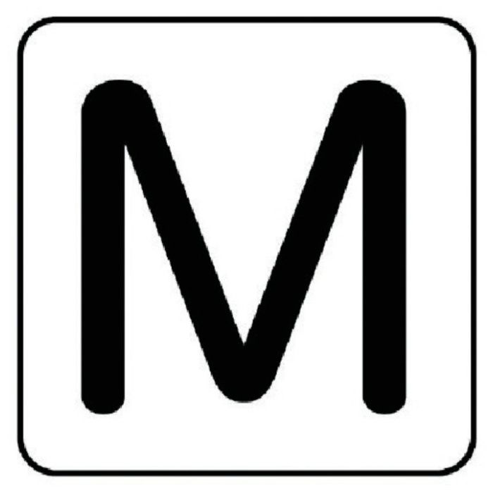 ユニット　配管ステッカー　M(極小)　アルミ　30×30　10枚組