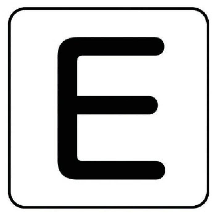 ユニット　配管ステッカー　E(極小)　アルミ　30×30　10枚組