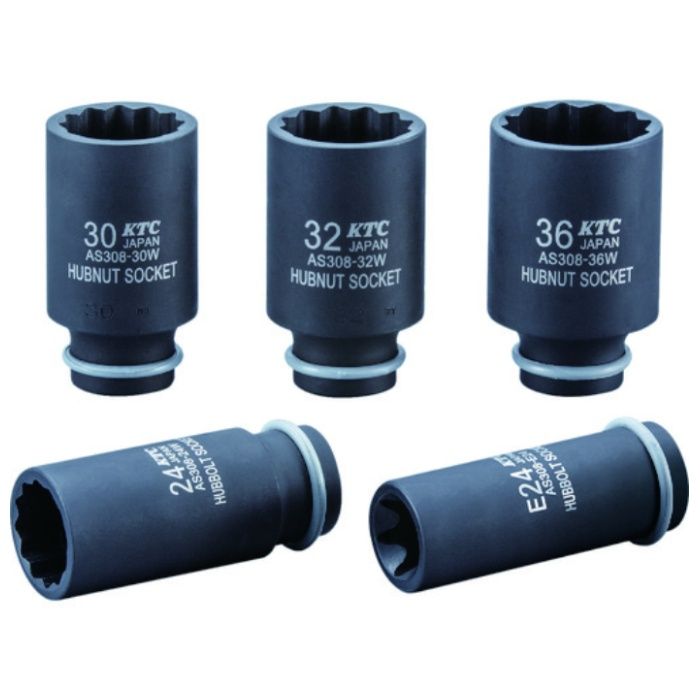 KTC　12.7sq.インパクトレンチ用ハブナットソケット36(十二角)