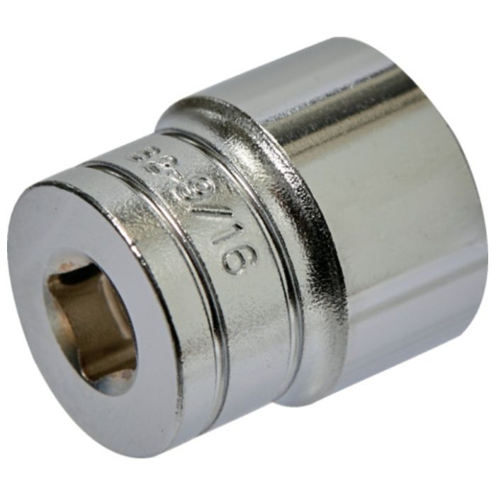 KTC　インチ　6.3sq.ソケット(六角)　対辺寸法9/16inch　全長22.5mm