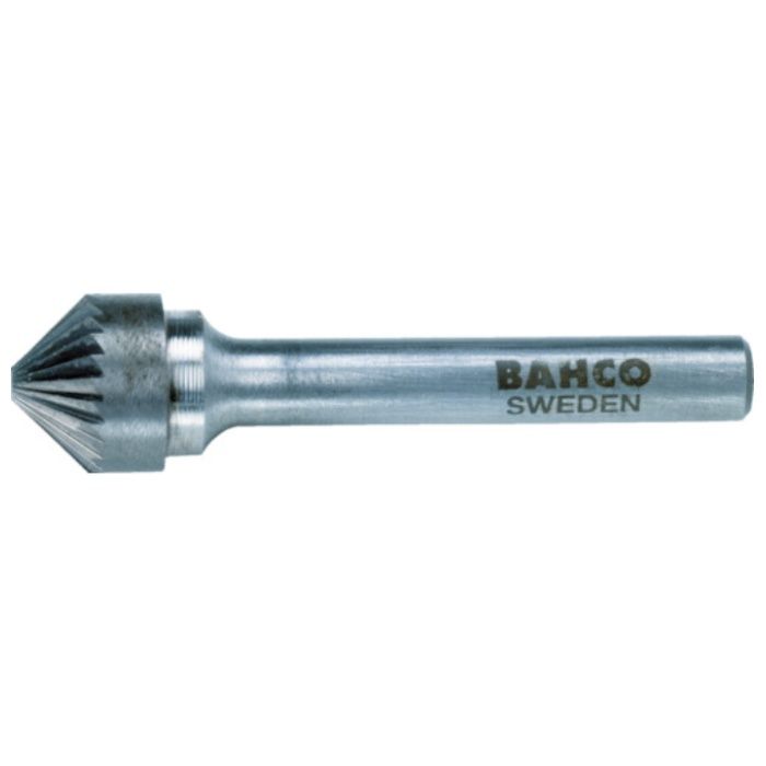 BAHCO　超硬バー　円錐60°　シングルカット　刃径6×刃長2mm