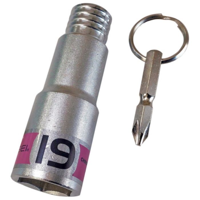 ベストツール　KOSEI　着脱式ワンタッチソケット　19mm　No.2アダプター付