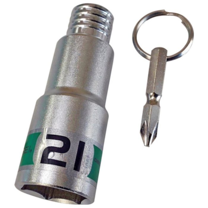 ベストツール　KOSEI　着脱式ワンタッチソケット　21mm　No.2アダプター付