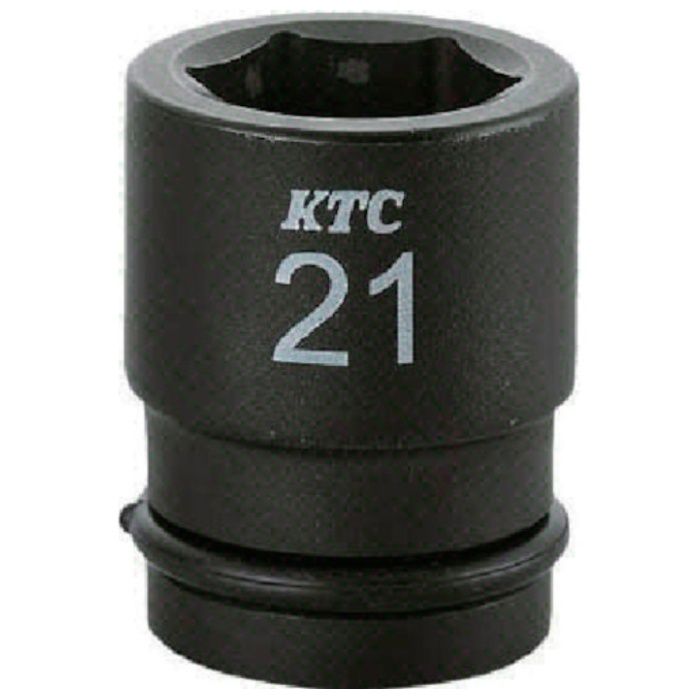 KTC　12.7sq.インパクトレンチ用ソケット(標準)　ピン・リング付　対辺寸法14mm　パック・台紙仕様