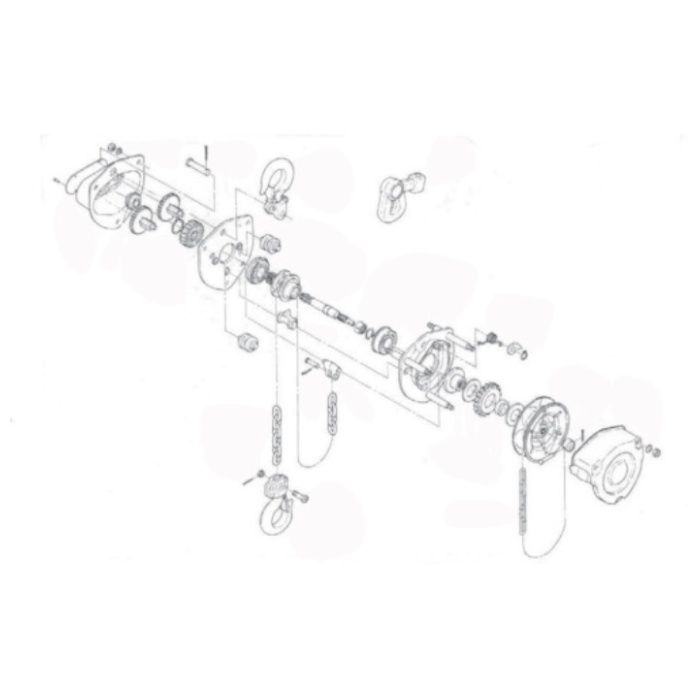 KITO　【売切廃番】　チェーンブロック　キトーマイティM3形　CB025用部品　ブレーキバン