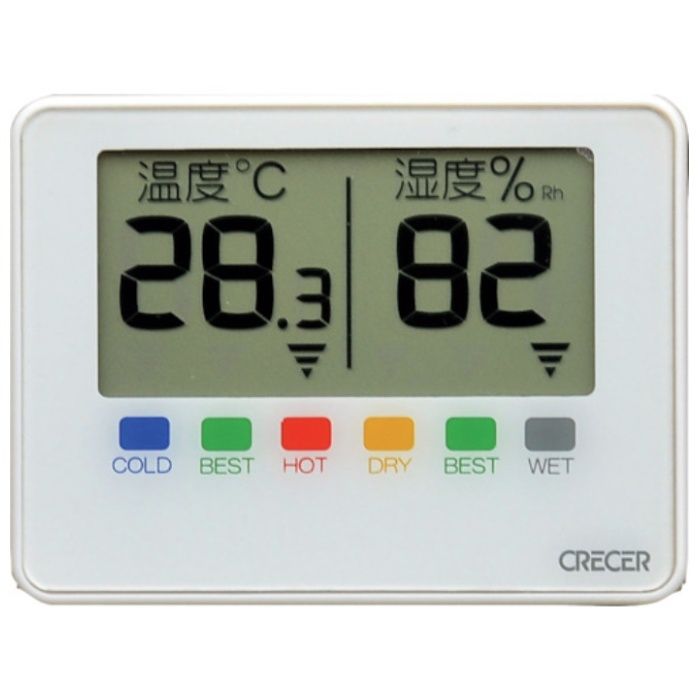 CRECER　デジタルポータブル温湿度計