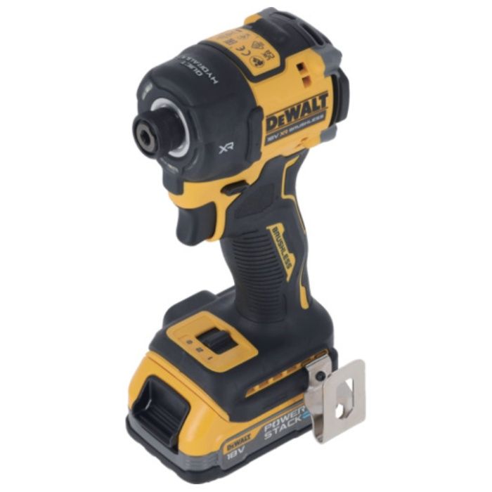 DEWALT　18Vブラシレス・サイレントインパクトドライバー　1.7AhPowerstakx2