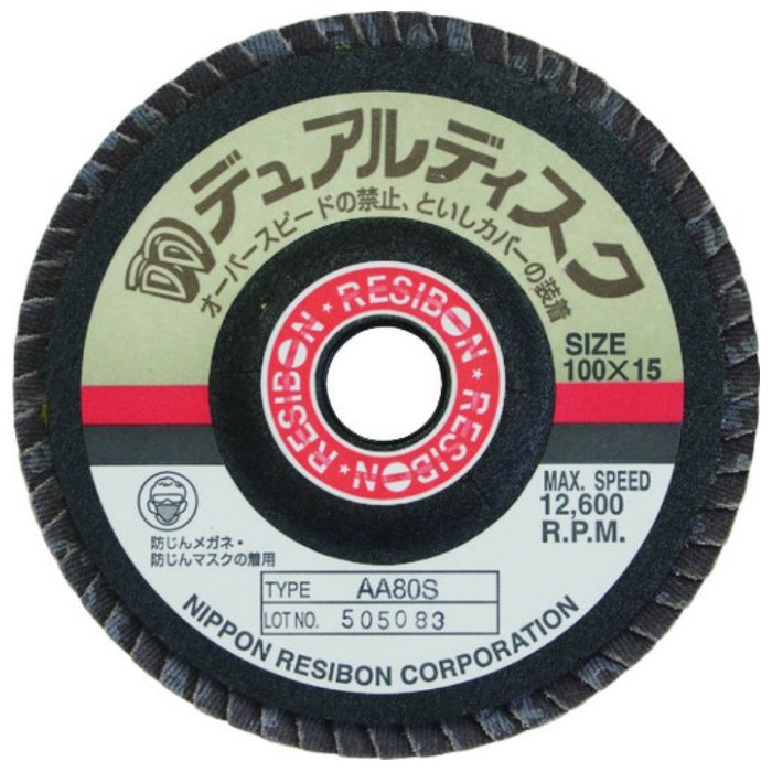 レヂボン　デュアルディスクDD　100×15　AA100S