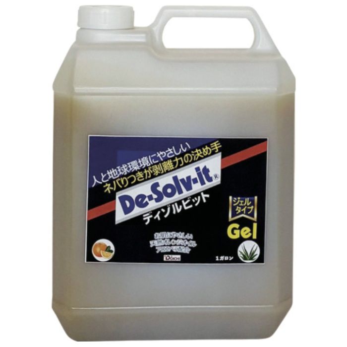 Dоichi　ジェルタイプの油・塗料・接着剤の剥がし剤　ディゾルビット　ジェルタイプ　業務用1ガロン