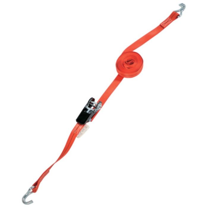 TRUSCO　ベルト荷締機　25mm幅　127kg　Jフックタイプ　JIS規格品