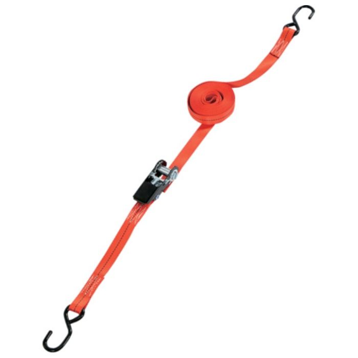 TRUSCO　ベルト荷締機　25mm幅　127kg　Sフックタイプ　JIS規格品