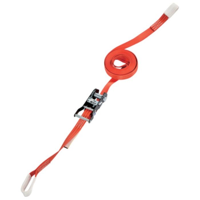 TRUSCO　ベルト荷締機ワイドハンドル　25mm幅　254kg　アイタイプ　JIS規格品