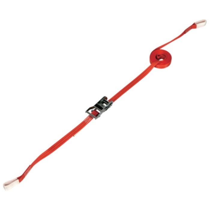 TRUSCO　ベルト荷締機　SUS金具　25mm幅　254kg　アイタイプ　JIS規格相当品