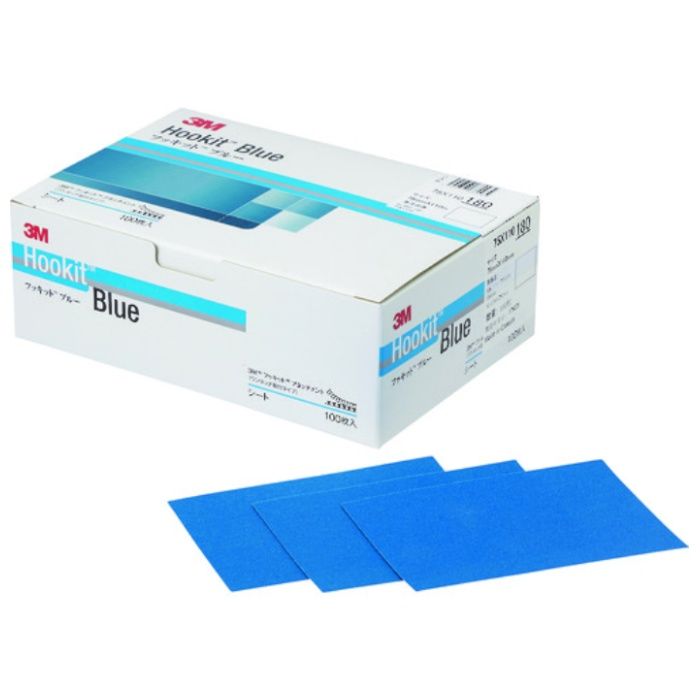3M　ブルーサンディングシート　75X110mm　#180　(100枚入)