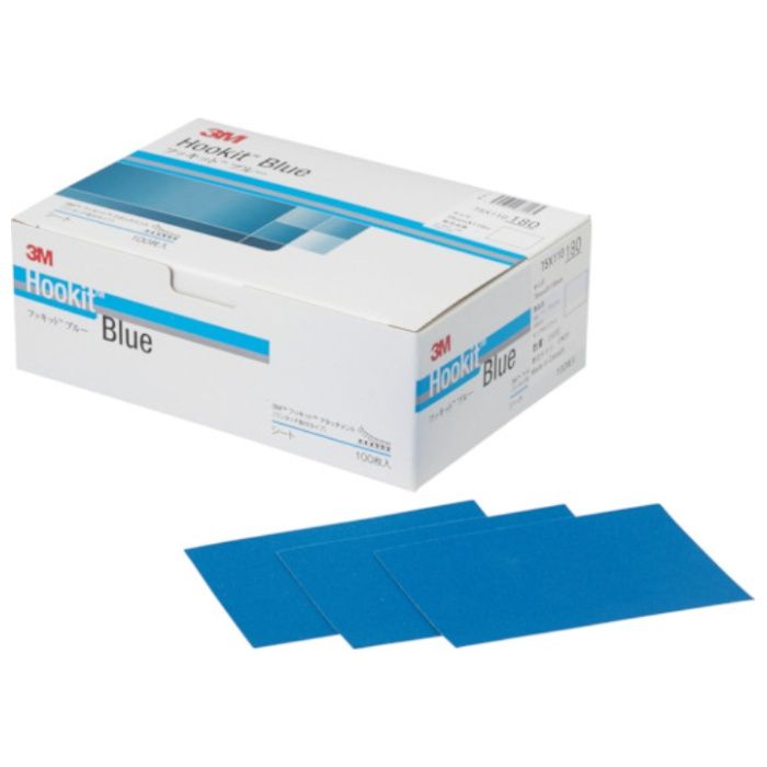 3M　ブルーサンディングシート　75X110mm　#80　(100枚入)