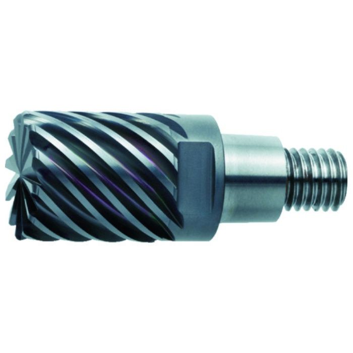 三菱　6枚刃難削材加工用　超硬多刃制振ラジアスヘッド12mm　(コート品)　EP7020