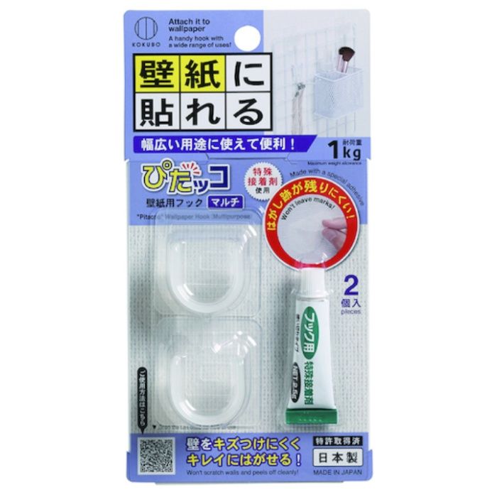 KOKUBO　ぴたッコ　壁紙用フック　マルチ