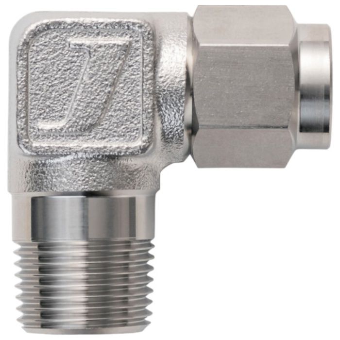 潤工社　ステンレス継手　エルボ(ミリ系列)　10×7.5mm　　PT1/2