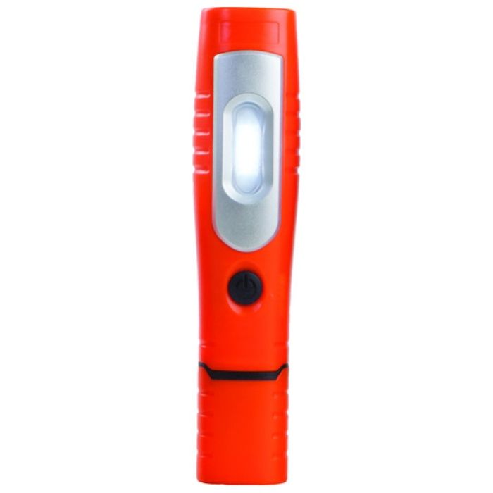 GROZ　充電式LEDハンドライト　360度回転　オレンジ　400Lm