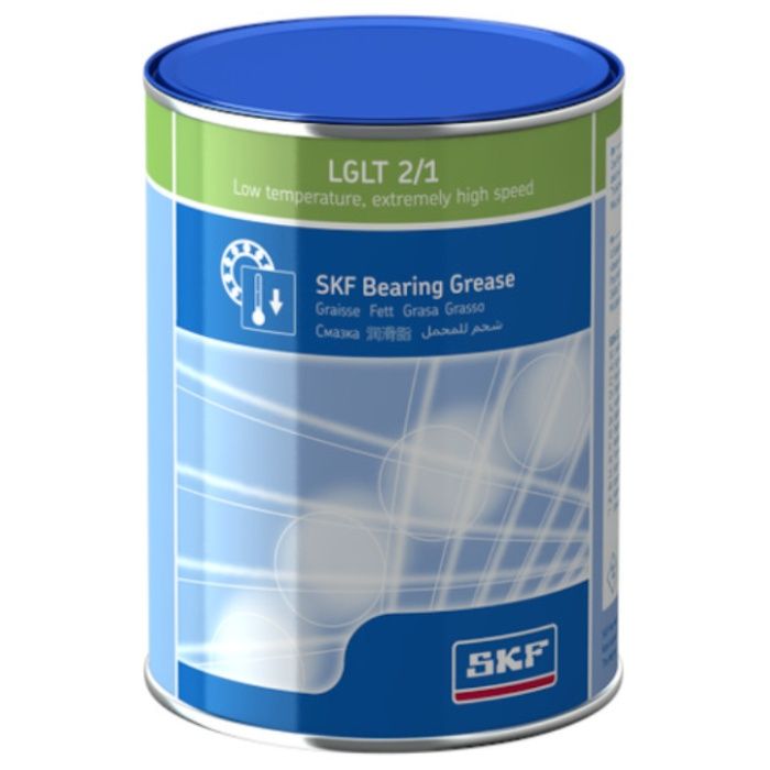 SKF　軸受用グリース　低温・高速用　LGLT　2　(1kg缶入り)
