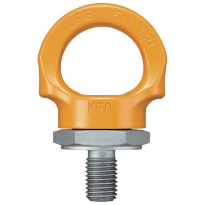 KITO　リフティングポイントアイボルト形LPE　M8　使用荷重0.24t/0.64t　LPE1J008A001-00011