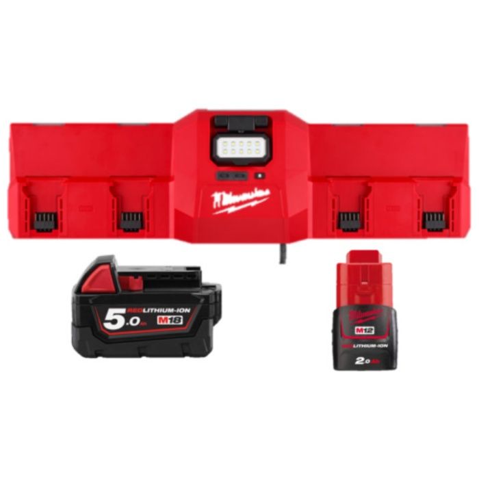 milwaukee　【数量限定】　M12-M18　マグネット充電器　2.0Ah　&　5.0Ah　キット