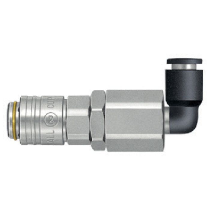 日東　スモールカプラ(L型チューブ取付用)　適合チューブ外径6mm(51360)