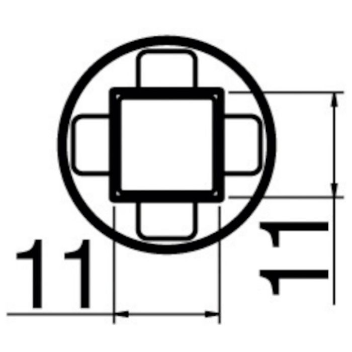 白光　ノズル/BGA　10MM×10MM