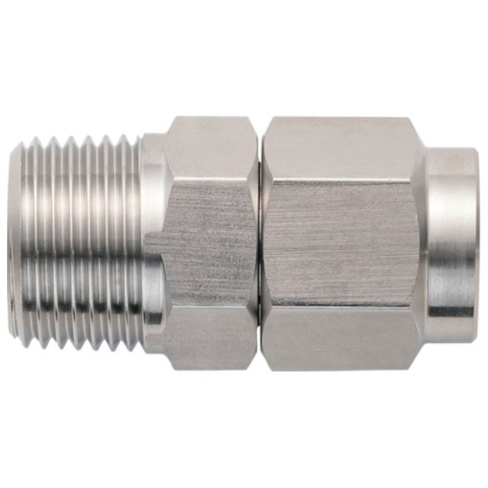 潤工社　ステンレス継手　ニップル(ミリ系列)　6X4mm　　PT1/4