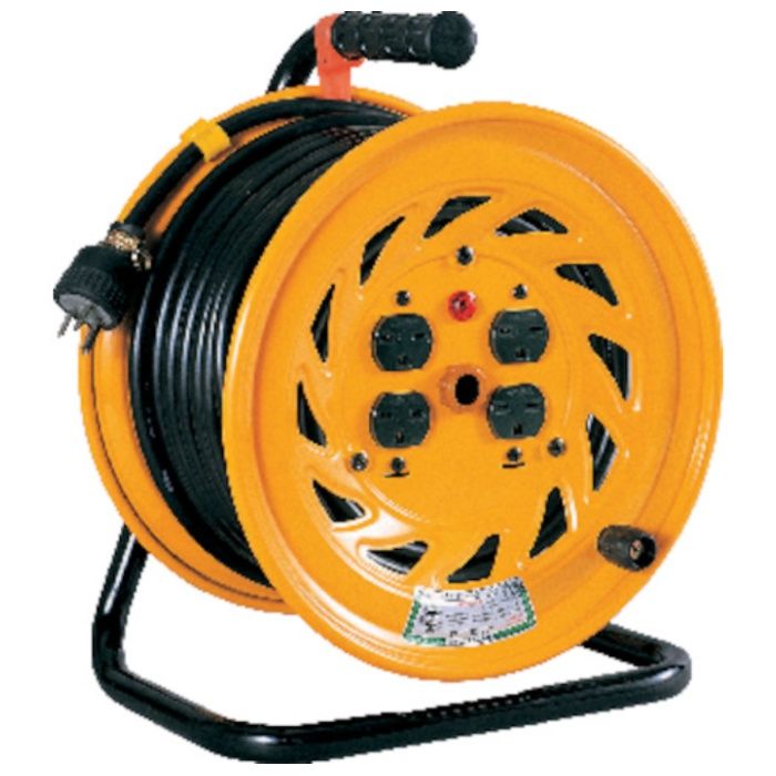 NICHIDO　電工ドラム　単相200Vドラム　アース付　30m