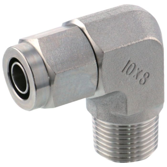 PISCO　SUS316締付け継手　SUS316締付継手　エルボチューブ1080ねじR3/8