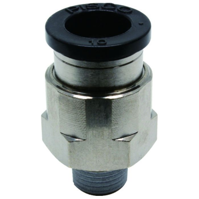 PISCO　ワンタッチ継手　チューブフィッティング　ストレート　適合外径10mm　接続口径R1/8
