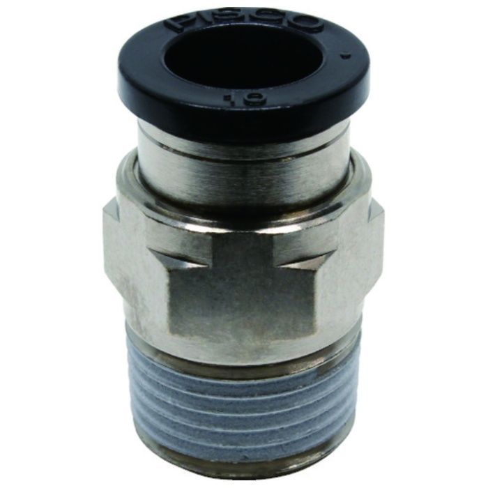 PISCO　ワンタッチ継手　チューブフィッティング　ストレート　適合外径10mm　接続口径R3/8