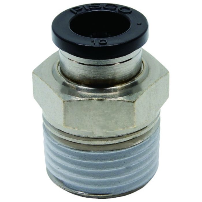 PISCO　ワンタッチ継手　チューブフィッティング　ストレート　適合外径10mm　接続口径R1/2