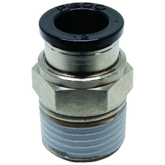 PISCO　ワンタッチ継手　チューブフィッティング　ストレート　適合外径12mm　接続口径R1/2