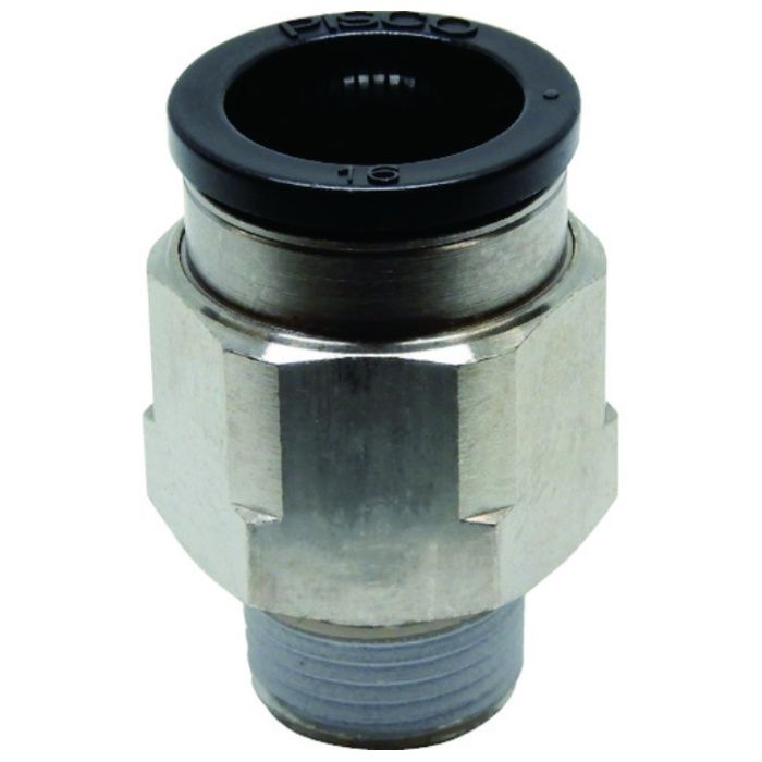 PISCO　ワンタッチ継手　チューブフィッティング　ストレート　適合外径16mm　接続口径R3/8